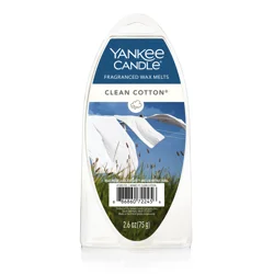 Yankee Candle Wax Melt Clean Cotton, 2.6 Oz.
