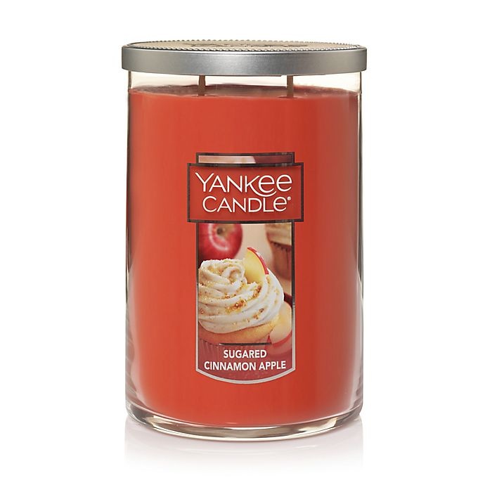 slide 1 of 1, Yankee Candle Housewarmer Sugared Cinnamon Apple Large 2-Wick Tumbler Candle, 1 ct