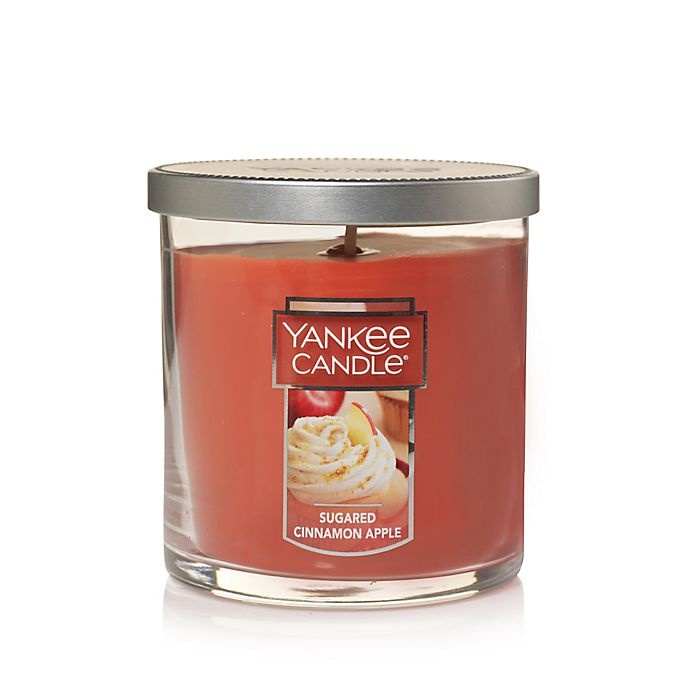 slide 1 of 1, Yankee Candle Housewarmer Sugared Cinnamon Apple Small 2-Wick Tumbler Candle, 1 ct