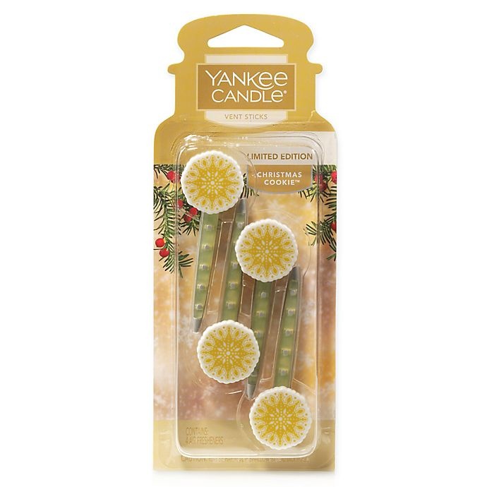 slide 1 of 2, Yankee Candle Christmas Cookie Car Vent Sticks, 4 ct