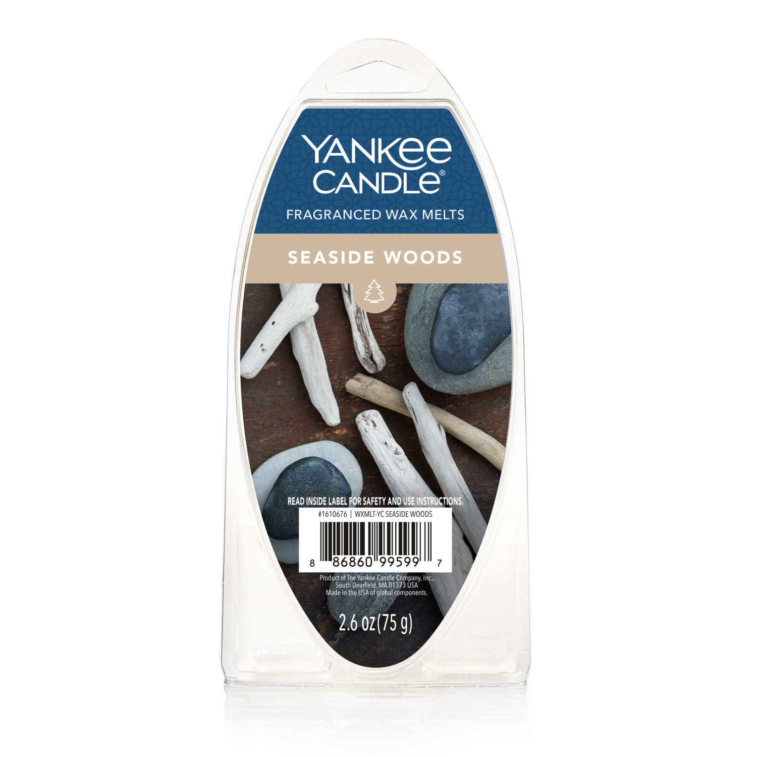 slide 1 of 1, Yankee Candle Fragranced Seaside Woods Wax Melts 2.6 oz, 2.6 oz