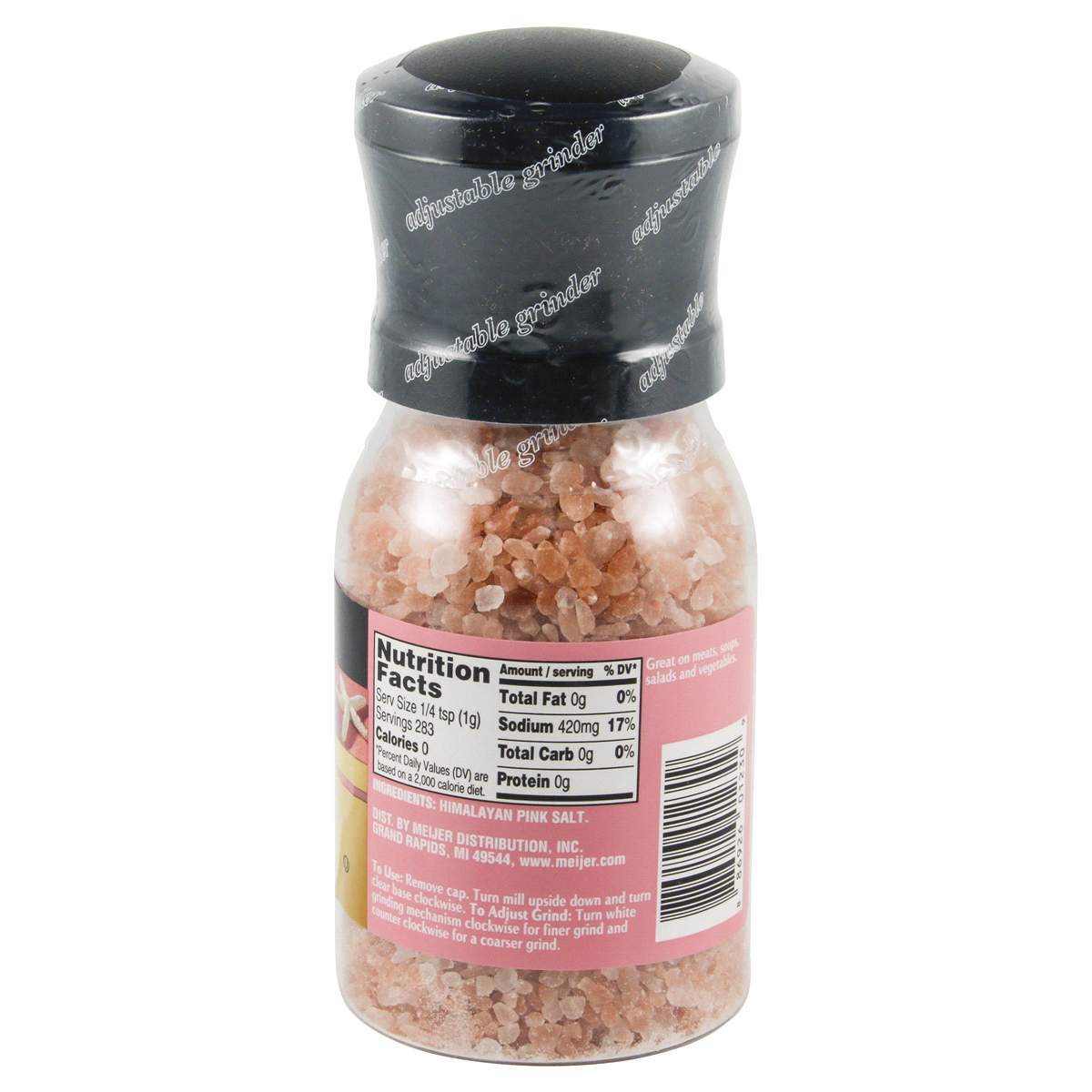 slide 3 of 4, Meijer Gold Himalayan Pink Salt, 10 oz