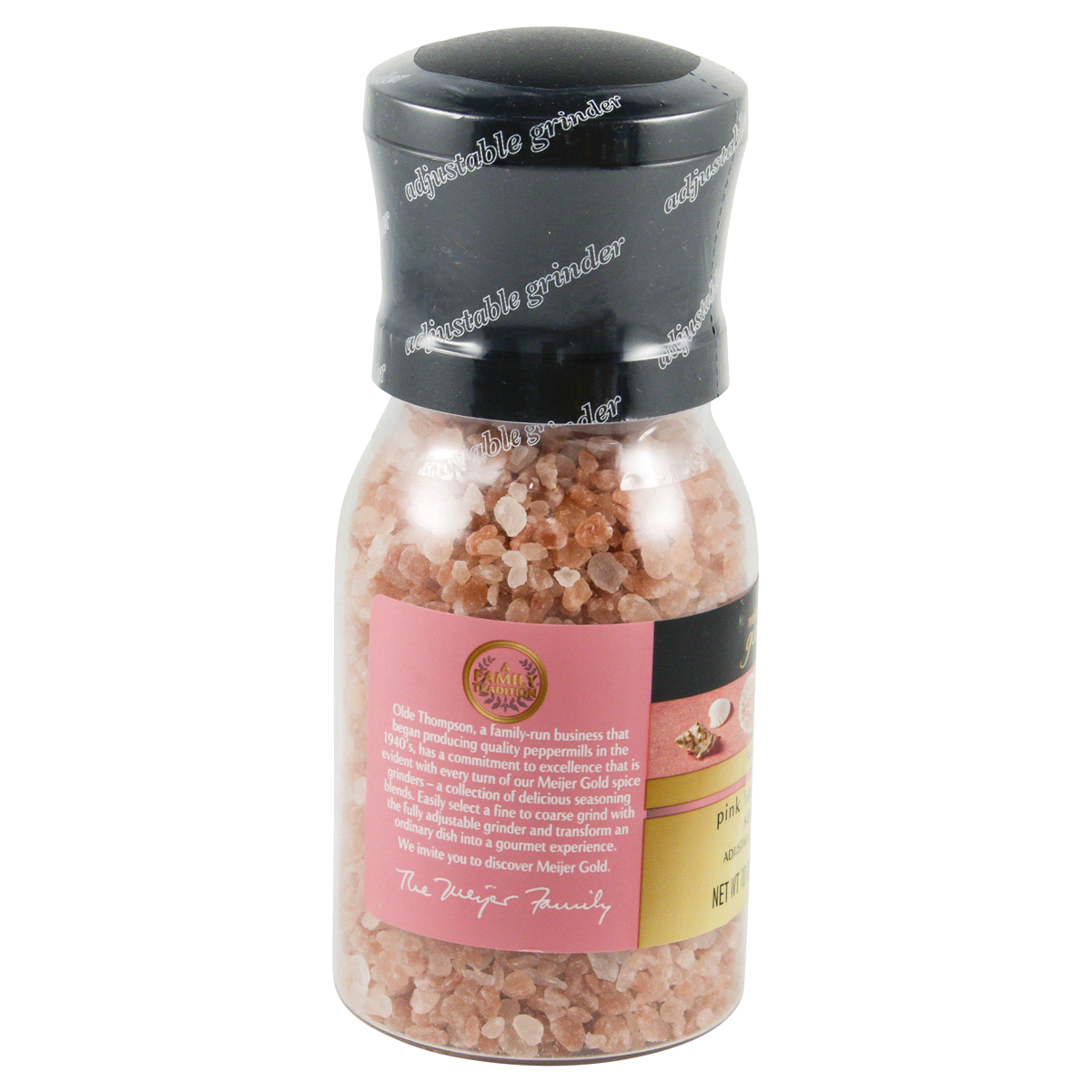 slide 4 of 4, Meijer Gold Himalayan Pink Salt, 10 oz