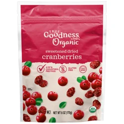 True Goodness Organic Sweetened Dried Cranberries