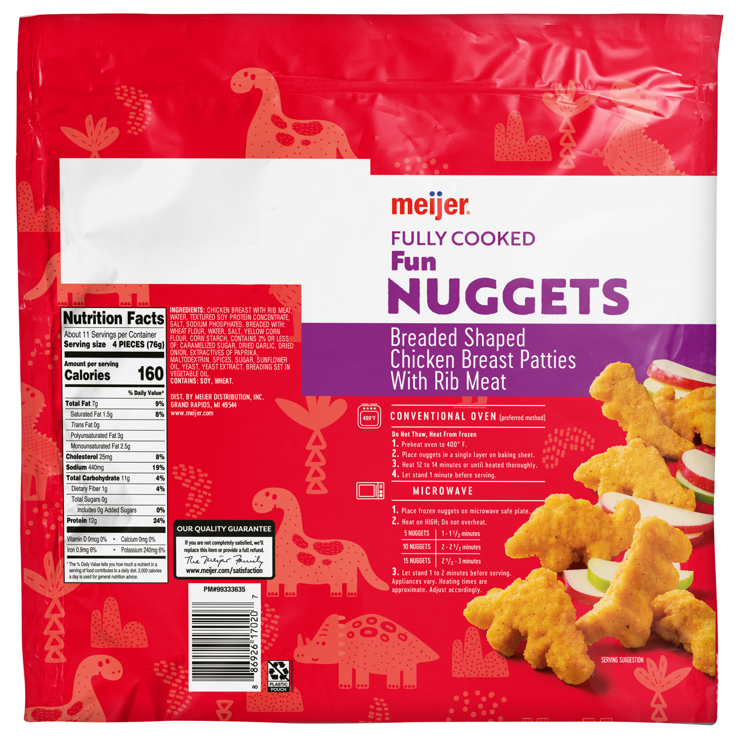 slide 2 of 2, Meijer Fun Chicken Breast Nuggets, 29 oz