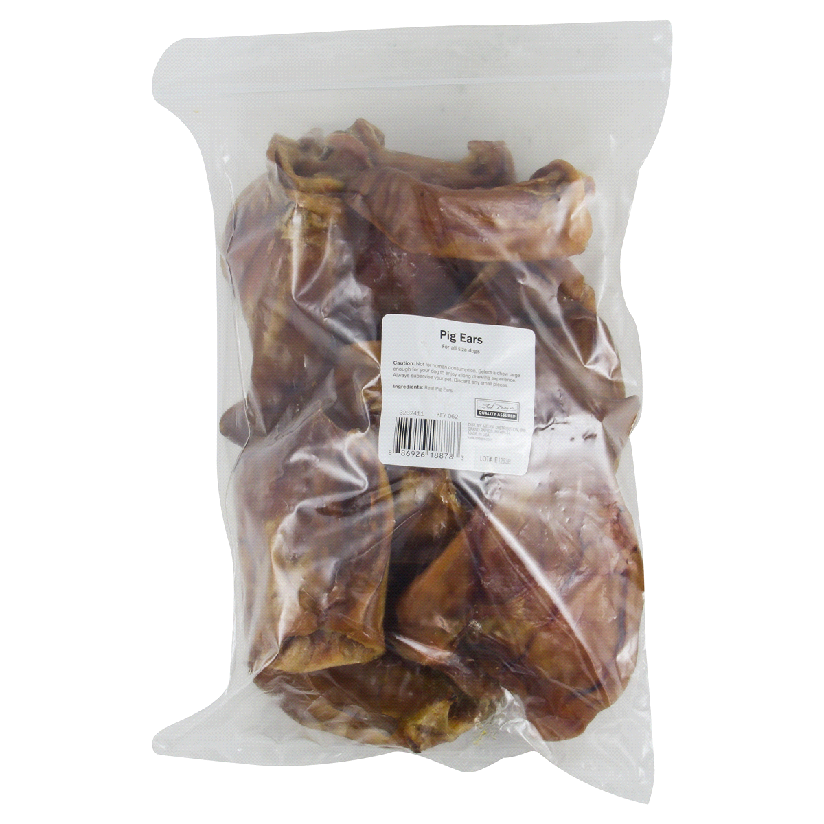 slide 2 of 2, Meijer Main Choice Real Pig Ears, 13 ct
