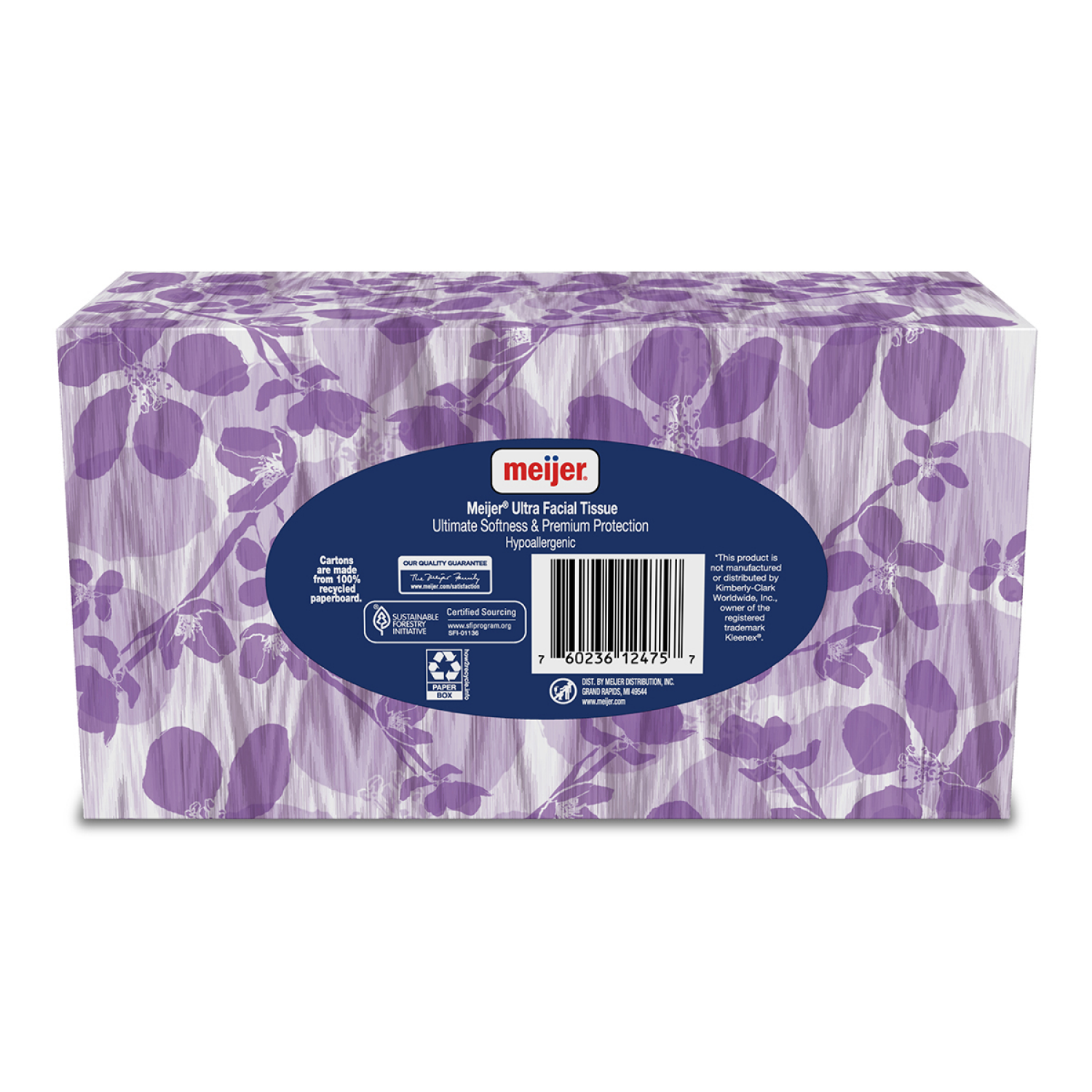 slide 2 of 4, Meijer 3ply Facial Tissue, 120 ct