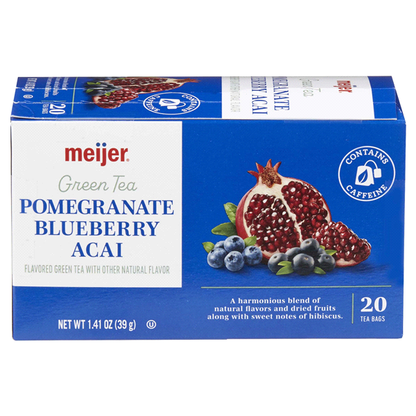slide 16 of 29, Meijer Pomegranate Blueberry Acai Tea, 20 ct