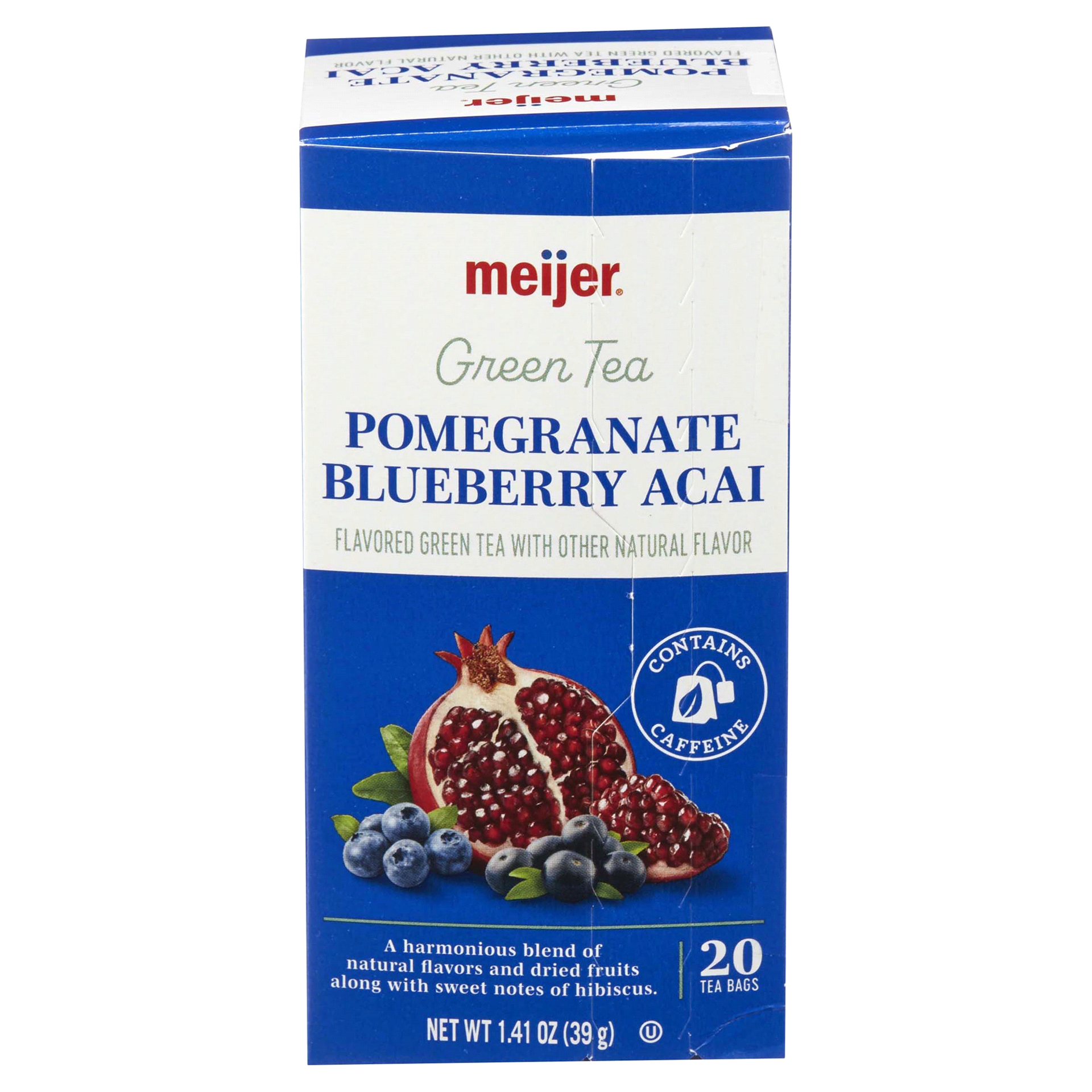 slide 7 of 29, Meijer Pomegranate Blueberry Acai Tea, 20 ct