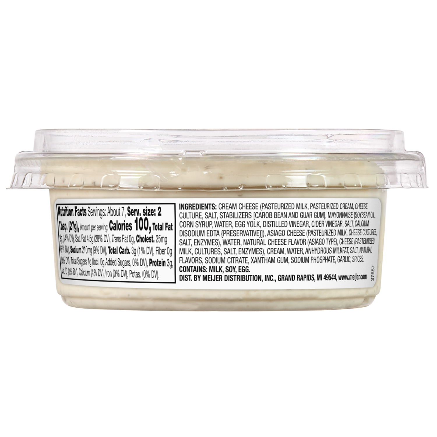 slide 2 of 3, Fresh from Meijer Asiago Cheese Dip, 7 oz, 7 oz