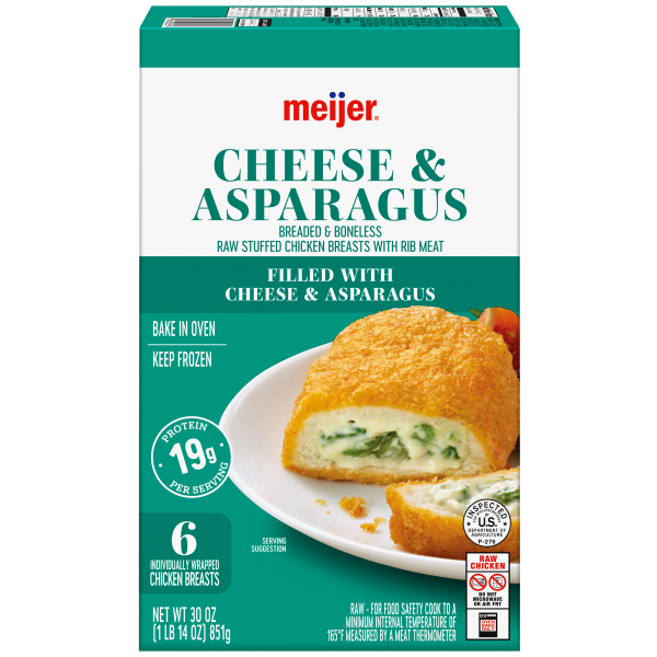 slide 20 of 29, Meijer Asparagus Stuffed Chicken, 6 Count, 6 ct