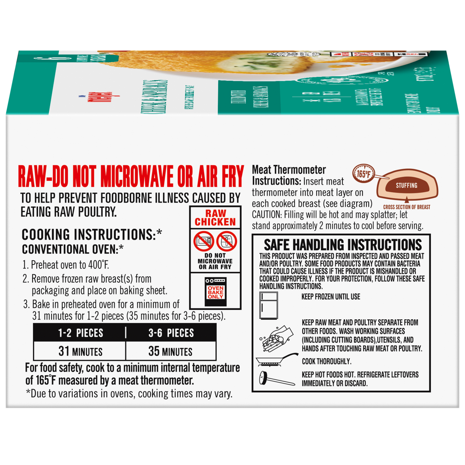 slide 4 of 8, Meijer Asparagus Stuffed Chicken, 6 ct