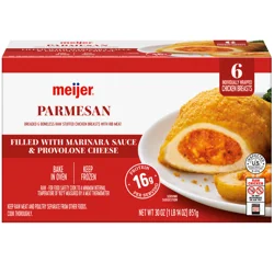 Meijer Parmesan Stuffed Chicken Breasts, 6 Count