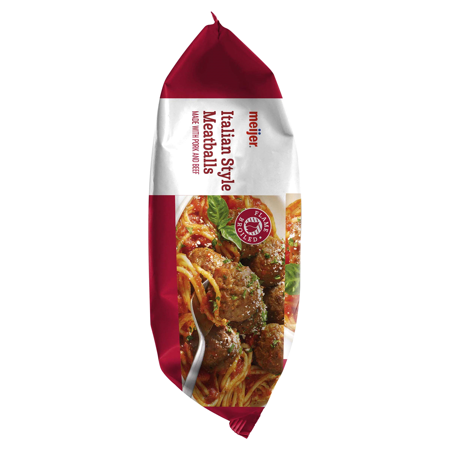 slide 2 of 3, Meijer Flame Broiled Italian Style Meatballs, 64 oz