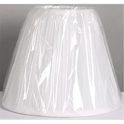 HOME Ivory Replacement Mushroom Pleat Hardback Shade, 8" x 18" x 13"