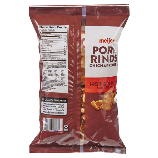 Meijer Hot And Spicy Pork Rinds 45 Oz Shipt