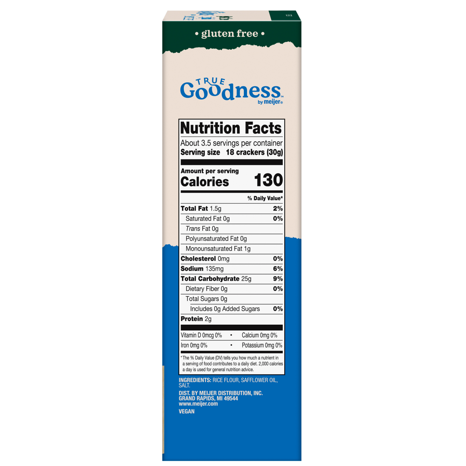 slide 3 of 5, True Goodness by Meijer Crackers Original, 3.5 oz