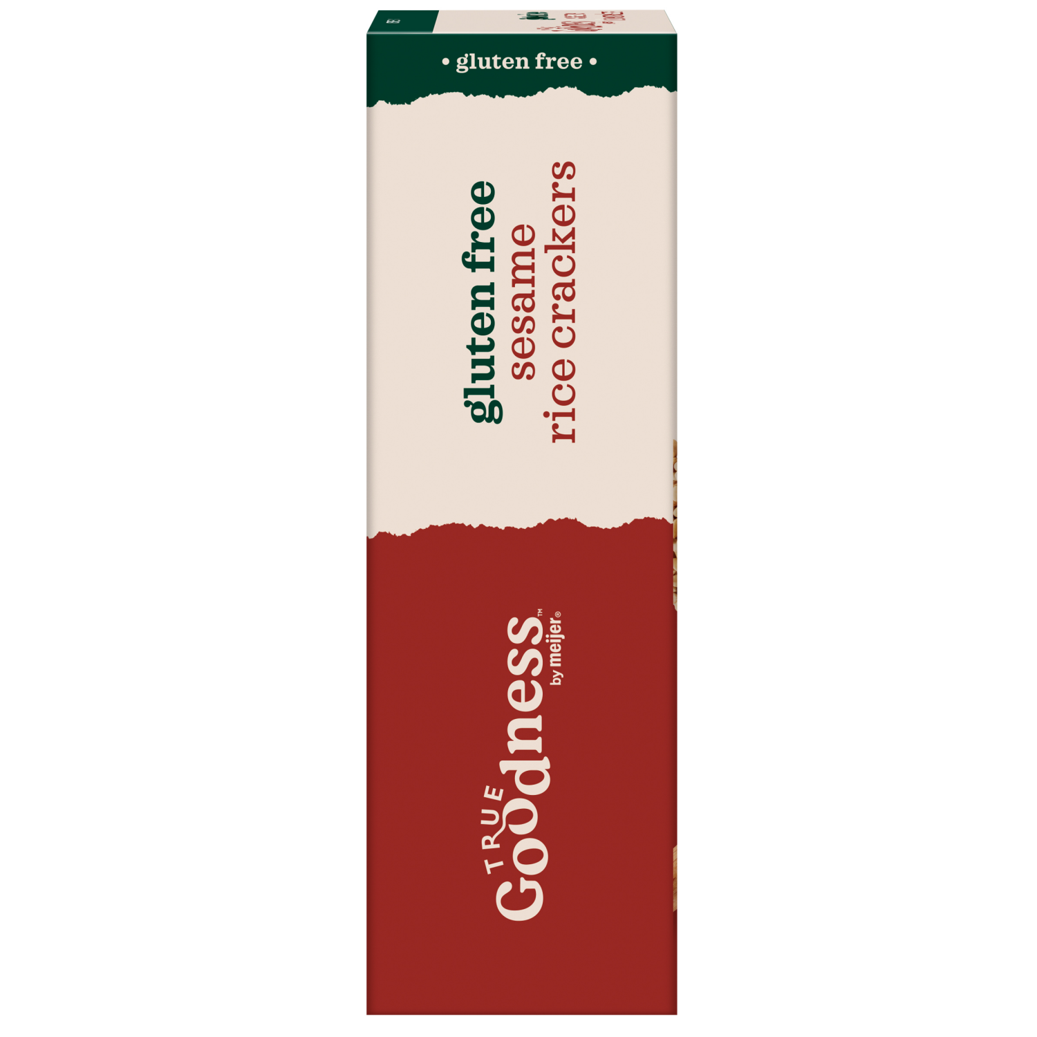 slide 2 of 5, Meijer Sesame Rice Crackers, 3.5 oz