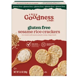 Meijer Sesame Rice Crackers
