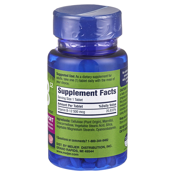MEIJER WELLNESS Meijer Vitamin B12 500mcg Tablet 100 ct Shipt