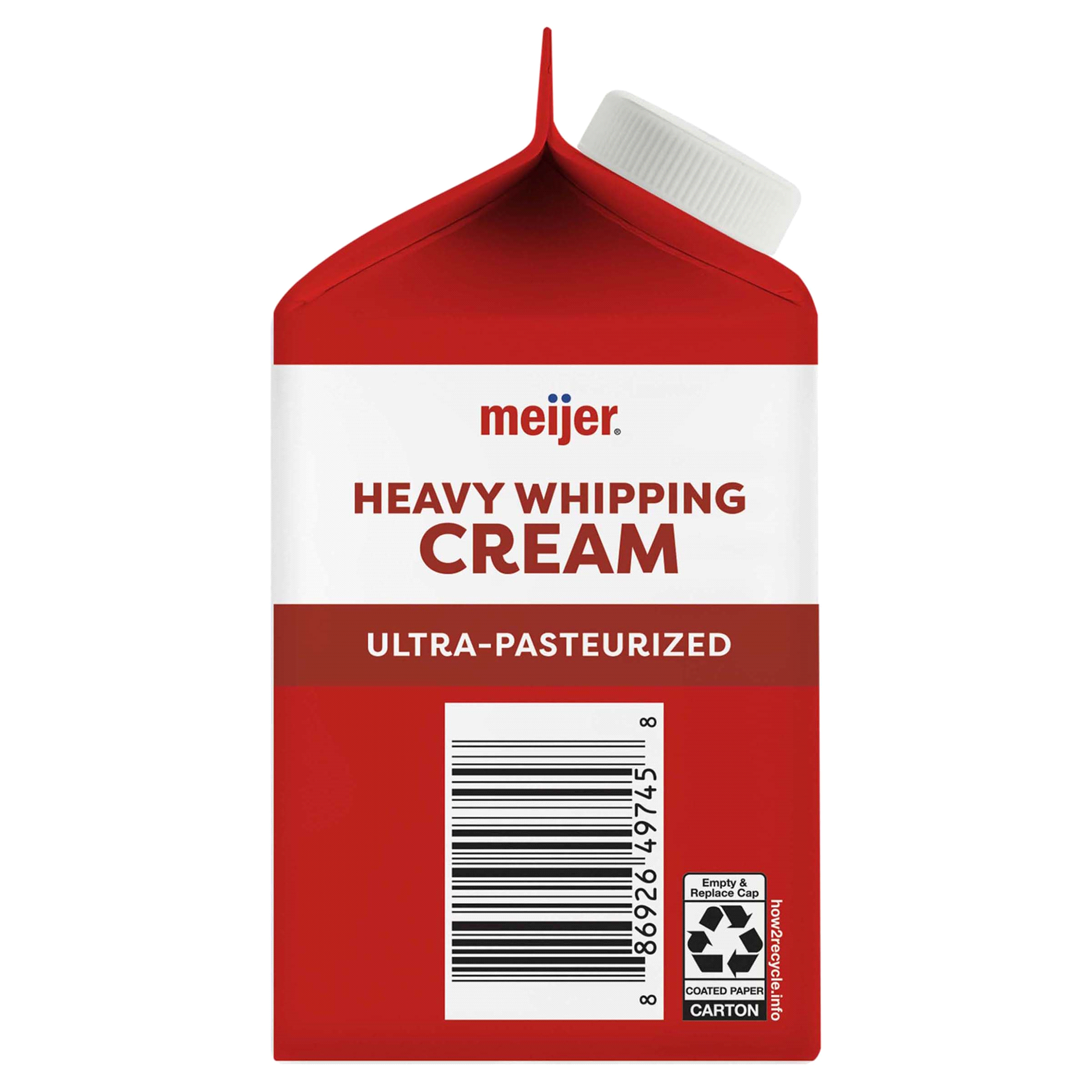 slide 9 of 9, Meijer Heavy Whipping Cream, Pint, 16 oz