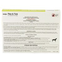 slide 3 of 13, Meijer Pro I Squeeze-On Flea & Tick for Dogs or less, 33 lb, 3 ct