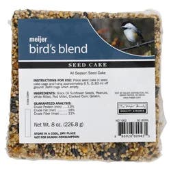 Meijer Bird's Blend Seed Cake
