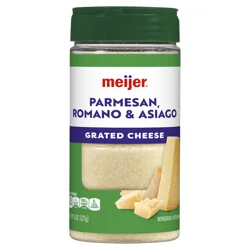 Meijer Grated Parmesan, Romano & Asiago Cheese