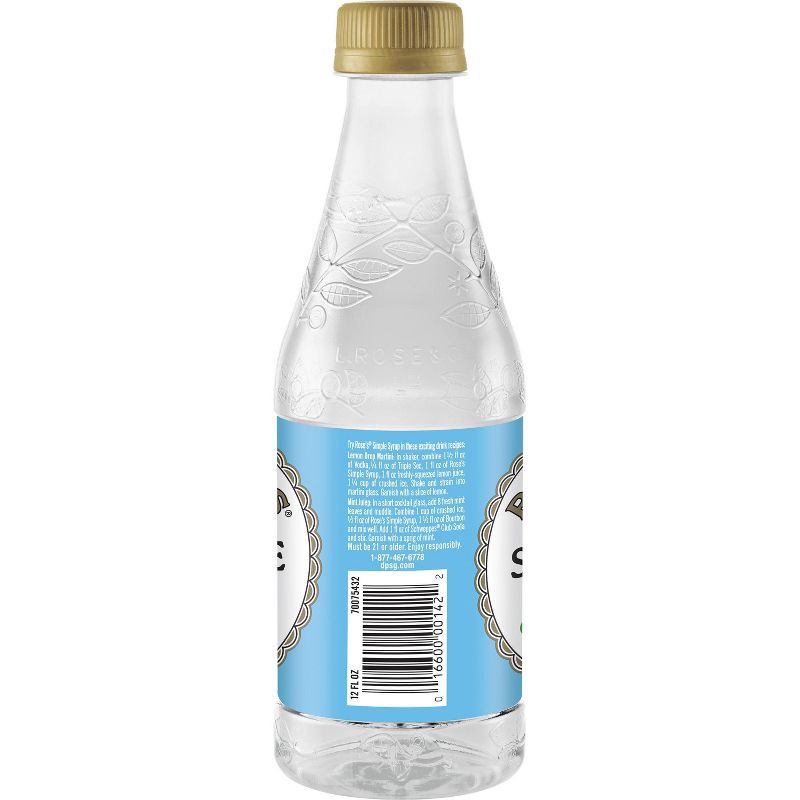 slide 2 of 4, Rose's Simple Syrup - 355ml Bottle, 355 ml