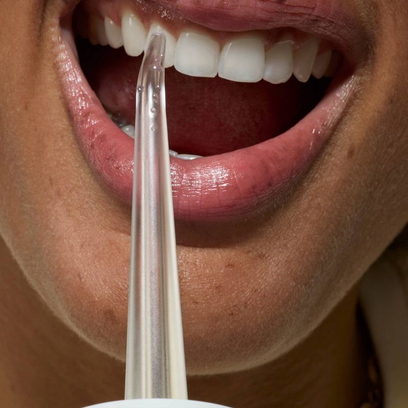 slide 6 of 16, quip Cordless Rechargeable 2-Pressure Modes Plastic Countertop Water Flosser, 1 ct