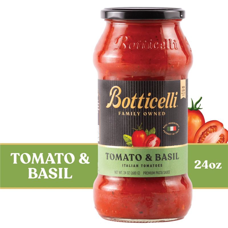 slide 7 of 7, Botticelli Tomato & Basil Pasta Sauce - 24oz, 24 oz