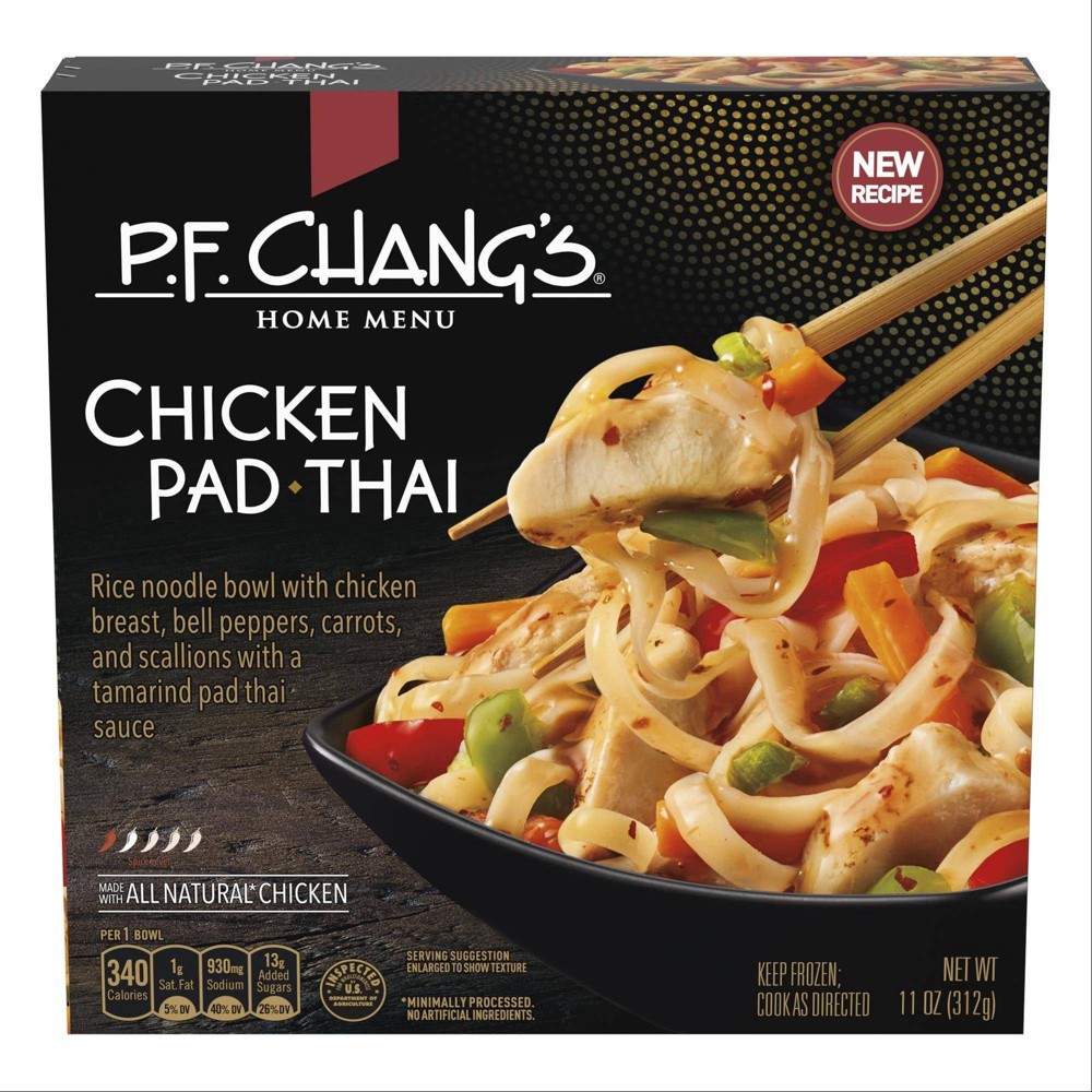 slide 1 of 2, P.F. Chang's Frozen Chicken Pad Thai Bowl - 11oz, 11 oz