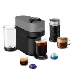 Nespresso Vertuo Pop+ Coffee and Espresso Maker by Breville with Milk Frother, Dark Gray: Capsule System, 1 Cup Capacity