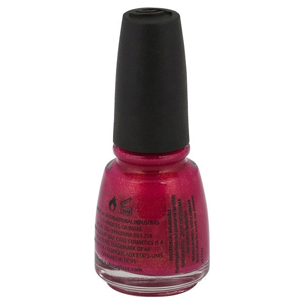 slide 7 of 13, China Glaze Nail Lacquer With Hardeners Strawberry Fields, 1 ct