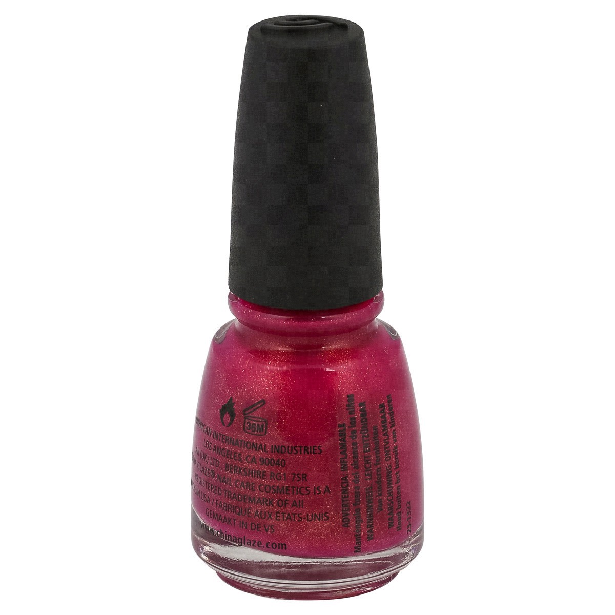 slide 8 of 13, China Glaze Nail Lacquer With Hardeners Strawberry Fields, 1 ct