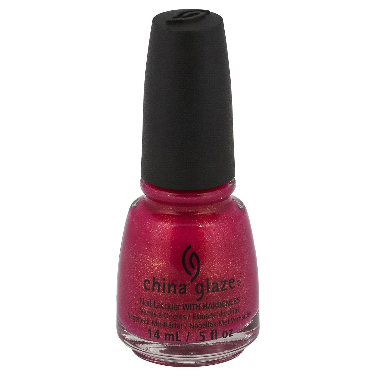 slide 1 of 13, China Glaze Nail Lacquer With Hardeners Strawberry Fields, 1 ct