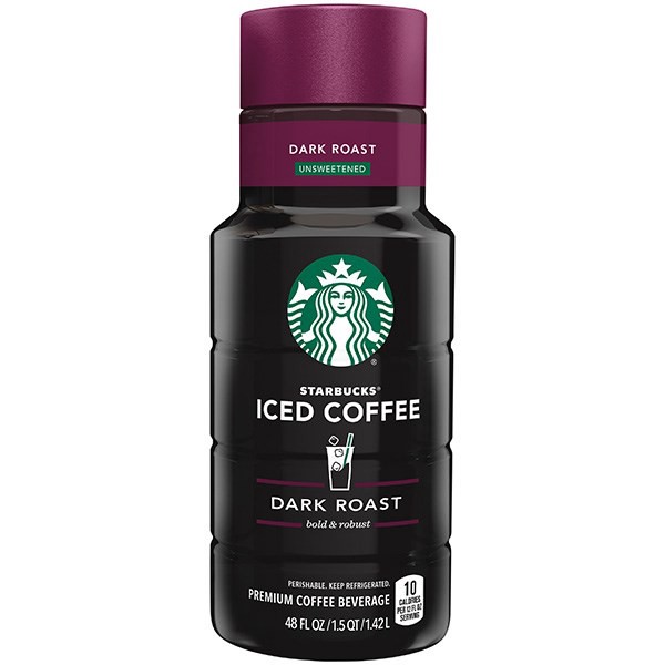 slide 1 of 7, Starbucks Iced Coffee Premium Coffee Beverage, Dark Roast, 48 fl oz