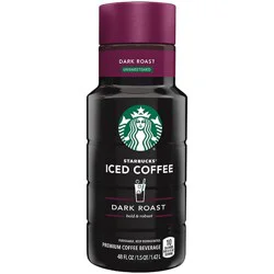 Starbucks Iced Coffee Premium Coffee Beverage, Dark Roast