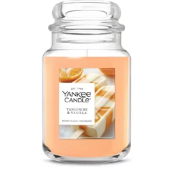 Yankee Candle Large Jar Tangerine & Vanilla 22 Oz.