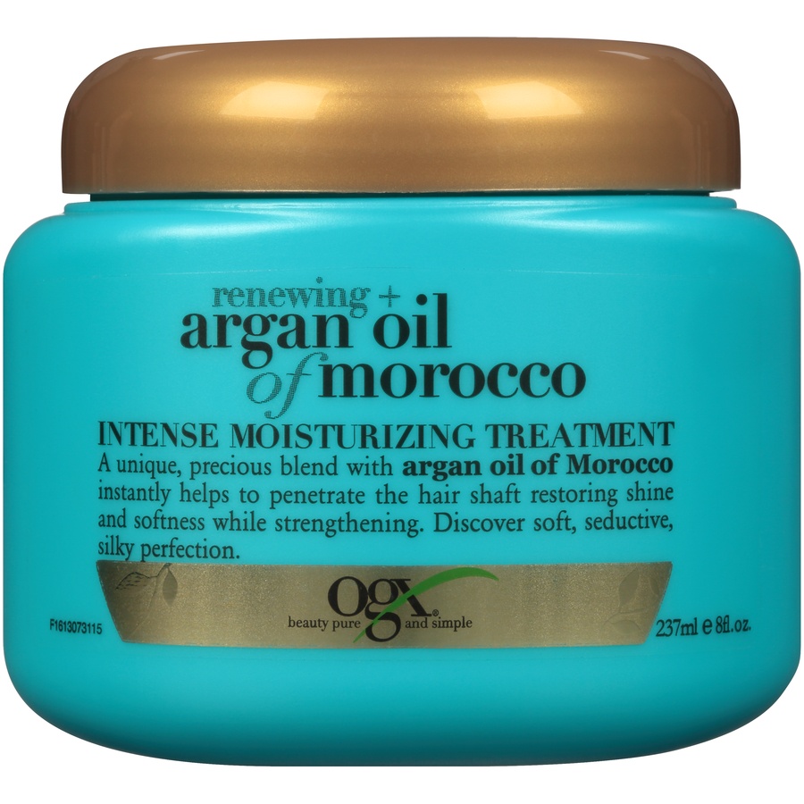slide 1 of 2, OGX Renewing Argan Oil of Morocco Intense Moisturizing Treatment, 8 fl oz