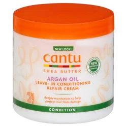 Cantu Shea Butter Argan Oil Leave-In Conditioning Repair Cream 16 oz