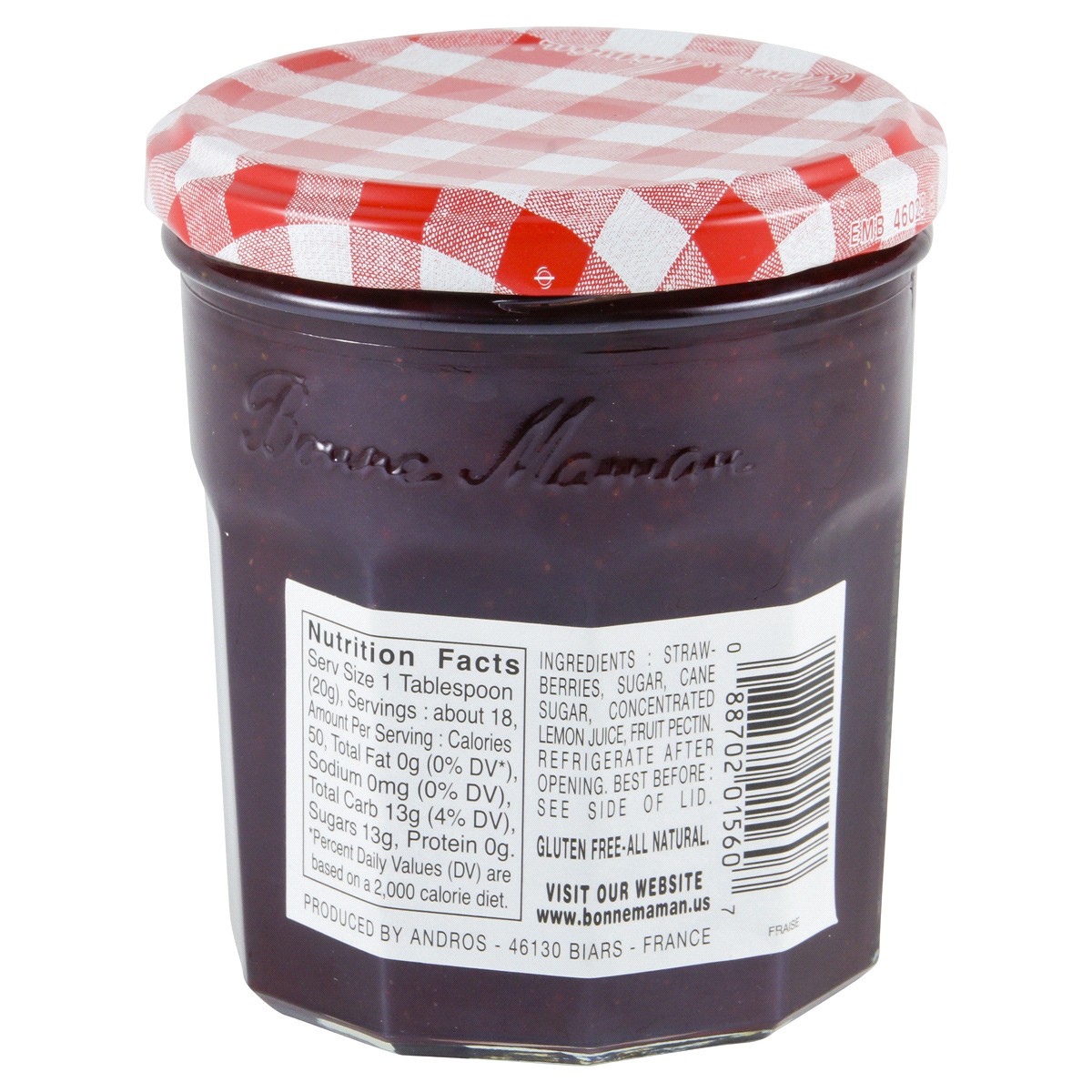 slide 2 of 2, Bonne Maman Strawberry Preserves, 13 oz