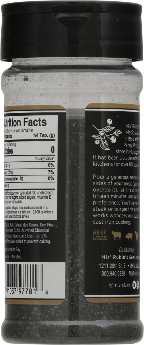 slide 8 of 9, Mis' Rubin's Original Black Magic Steak Seasoning 5 oz Bottle, 5 oz