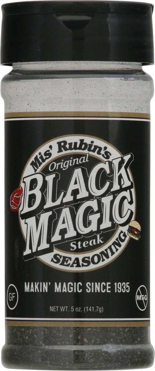 slide 6 of 9, Mis' Rubin's Original Black Magic Steak Seasoning 5 oz Bottle, 5 oz