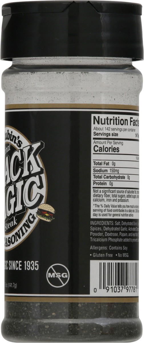 slide 7 of 9, Mis' Rubin's Original Black Magic Steak Seasoning 5 oz Bottle, 5 oz