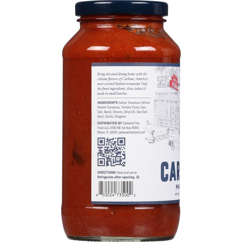 slide 6 of 6, Carbone Marinara Sauce - 24oz, 24 oz