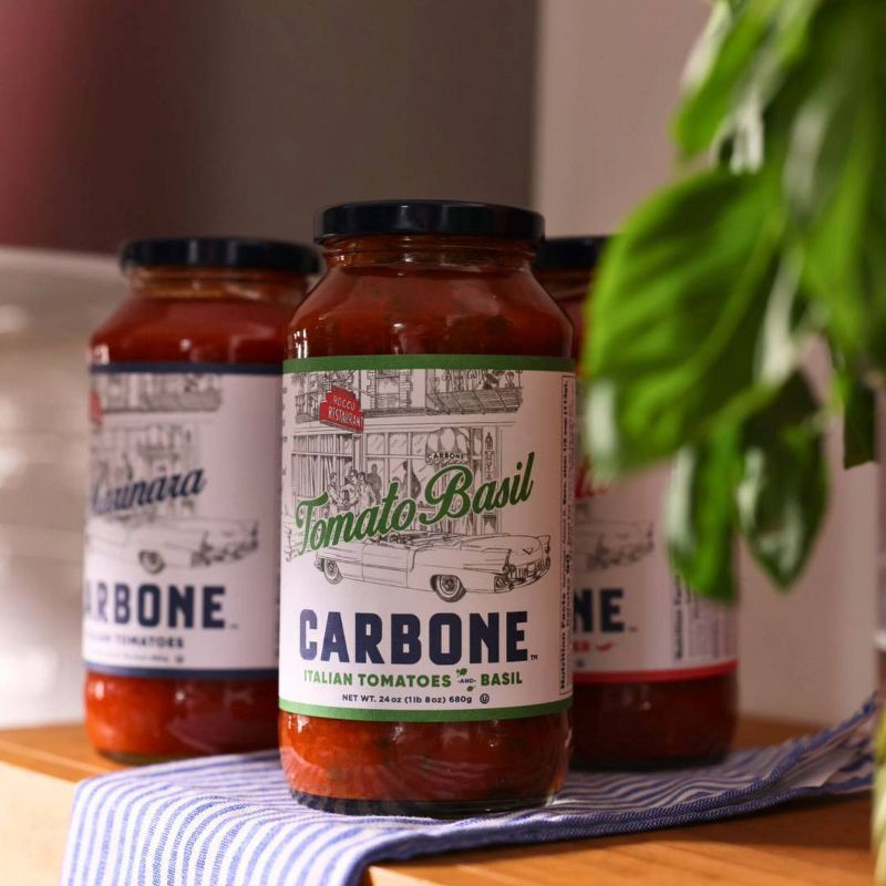 slide 10 of 10, Carbone Tomato Basil Sauce - 24oz, 24 oz