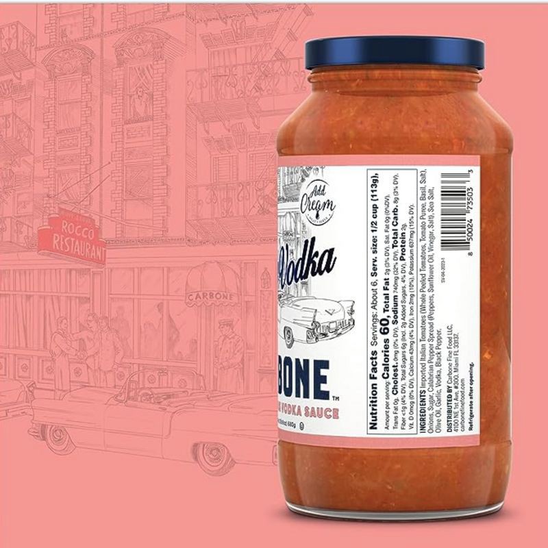 slide 5 of 8, Carbone Spicy Vodka - 24oz, 24 oz