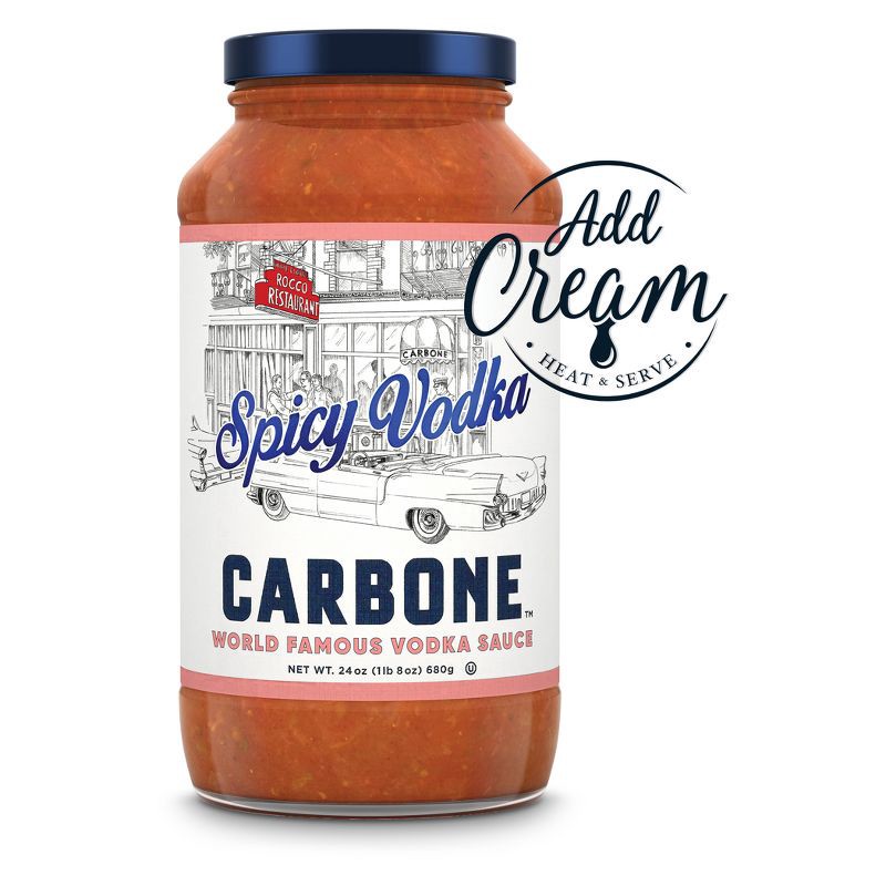 slide 7 of 8, Carbone Spicy Vodka - 24oz, 24 oz