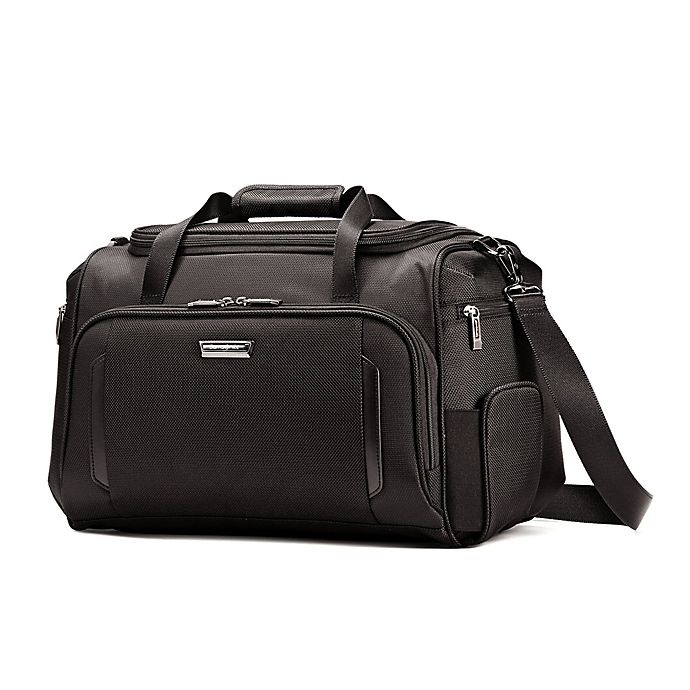 slide 1 of 4, Samsonite Silhouette XV Duffle Bag - Black, 1 ct